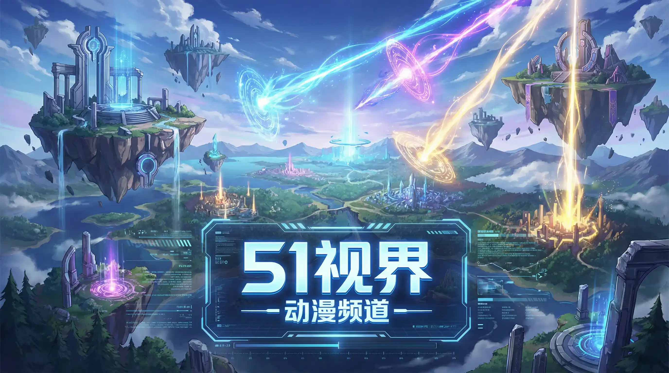 奇幻动漫世界浮空岛屿 - automation anywhere 动漫资讯